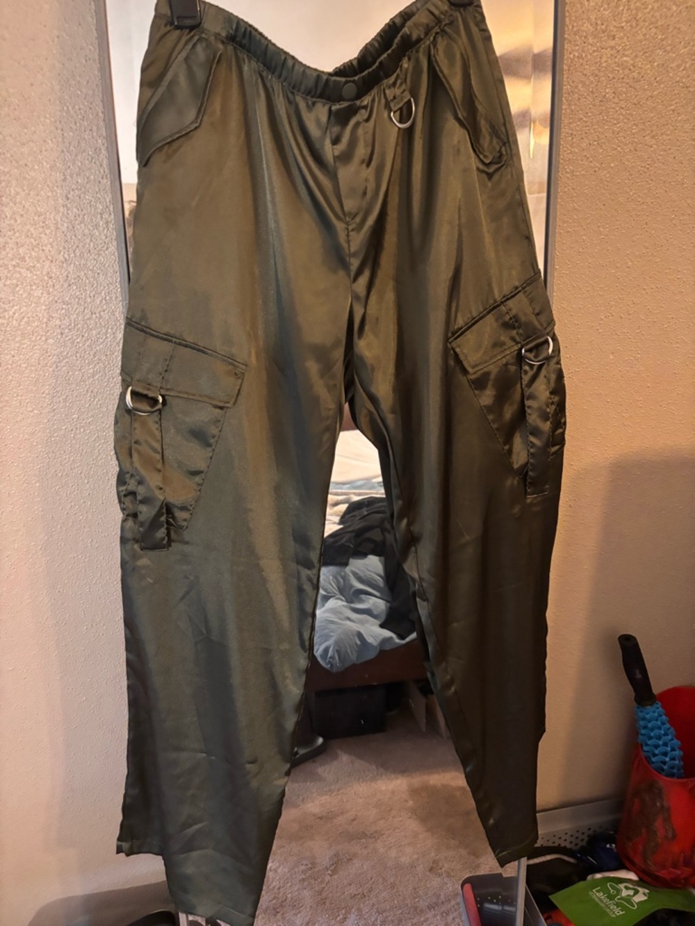 Women’s Olive Green Cargo Pants - Utility Style